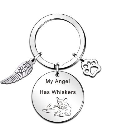 QMVMV Pet Memorial Gifts Sympathy Gift for Cat Lovers in Memory of Cat Keyring Cat Remembrance Gifts Loss of Cat Gift Pet Sympathy Gift for Family Friends Cat Memorial Keyring - Buy Online on GoSupps.com