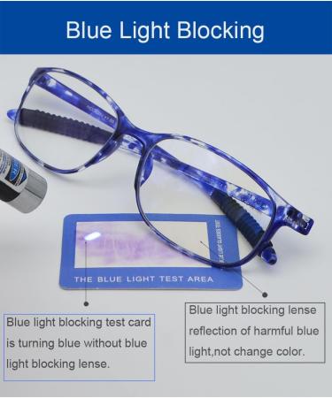 4 Pack Blue Light Blocking Reading Glasses for Women +1.75 - Lightweight & Anti Eyestrain - Buy Online on GoSupps.com