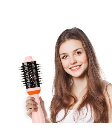 All-in-One Hair Blow Dryer Brush Styling Tool - Salon Straighten and Curl with Ease - Hot Hair Brush Straightener and Curler Combo for Women and Girls - Negative Ions Technology for Smooth Results 1.0