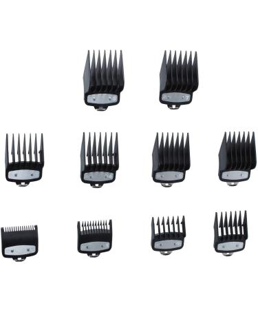Trimmer attachments Professional Compatible with Wahl Hair Clipper Magic Clip Trimmer Shaver by Poweka (10 pieces)
