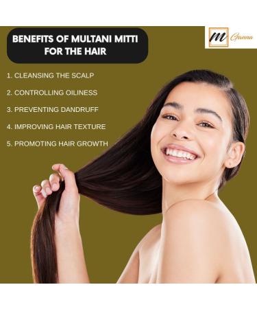 mGanna 100% Natural Purified Multani Mitti Mud | Fullers Earth Clay Powder Cosmetic Grade | Natural Face Mask 454 GMS / 1 LBS - Buy Online on GoSupps.com