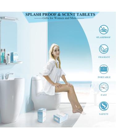Toilet Bombs Prevent Splashback 12 Pack - WEIKESHI Toilet Tablets for Odor Control - Unique Gifts for Mom, White Elephant, Women, Men - Buy Online on GoSupps.com