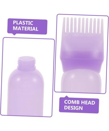 Healifty Flacon Applicateur de Teinture Capillaire 3 Pi ces Taille Moyenne Peigne Int gr pour Racines Usage Professionnel et Domicile Couleur Violet - Buy Online on GoSupps.com