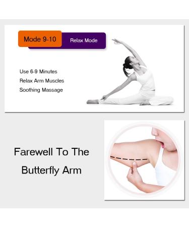 1 Pair Slimming Belt Arm Slimming Rejection Belt with Micro Current Technology 10 Adjustable Intelligent Modes Easy to Use Professional Designed for Lazy People - Buy Online on GoSupps.com