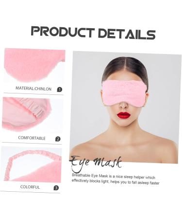 Mobestech 12 Pcs Plush Eye Masks - Silk Sleep Masks Breathable Blindfolds & Adjustable Cotton 3D Safety Masks for Adults - Perfect for Travel & Rest - Buy Online on GoSupps.com
