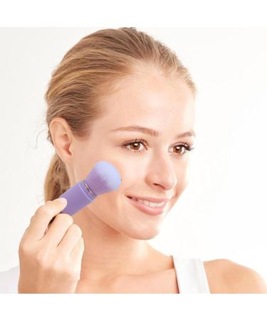 Retractable Makeup Brush Travel Powder Brush Telescopic Face Brush for Blush Bronzer or Highlighter Portable Face Brush with Lid Round Powder Travel Makeup Brushes Foundation Blush purple - Buy Online on GoSupps.com