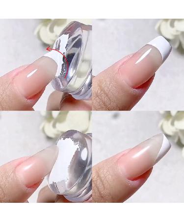 French Nails Jelly Cream Silicone Nail Art Stamper - Multi Pink - Buy Online on GoSupps.com
