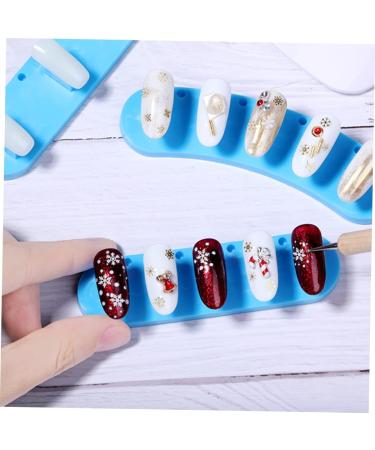 MAGICLULU 6 Boxes Nail Practice Rack Nail Tips Training Tool Fingernail Art Stand Nail Display Stand Tip Stand for Nails Nail Practice Holder Nails Gel Training Rack Manicure - Buy Online on GoSupps.com