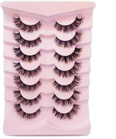 Natural Lashes Natural Eyelashes Short Eyelashes Natural Look False Eyelashes Wispy Eye Lashes 14-17mm Small Lashes Fake Lashes(G06) - Buy Online on GoSupps.com