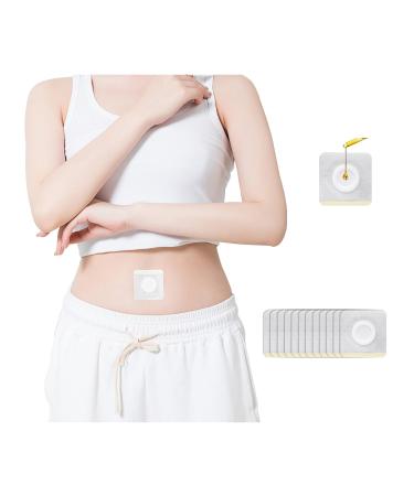 120pcs Castor Oil Patches for Belly Button - Self-Adhesive Leak-Proof Highly Absorbent Breathable & Comfortable Disposable Oil Pack Wraps (Castor Oil Not Included) - Organic Cotton Easy to Use