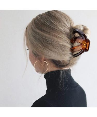 4PCS Extra Large Hair Clips for Thick Hair - Big Octopus Hair Clip for Women Girls - Premium Strong Hold Hair Claw Clips in Black, Red, Yellow & Transparent - Buy Online on GoSupps.com