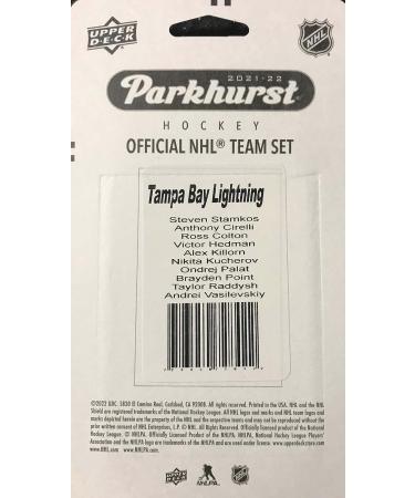 Tampa Bay Lightning 2021 2022 Upper Deck Factory Sealed 10 Card Team Set including Steven Stamkos  Victor Hedman and Nikita Kucherov Plus - Buy Online on GoSupps.com