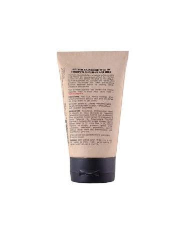 THRIVE Natural Face Scrub - Exfoliating Face Wash for Men & Women - Made in USA - Vegan Formula with Anti-Oxidants - Unclogs Pores & Prevents Ingrown Hairs - 3.38 Fl Oz - Buy Online on GoSupps.com