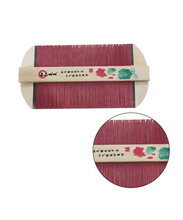 Exceart Wooden Head Lice Comb - Double Sided Bamboo Teeth - Head Massage Comb for Women, Girls, Kids - 2Pcs - Buy Online on GoSupps.com