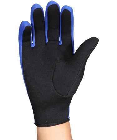 Diving Gloves Set - Neoprene Gloves for Snorkeling, Kayaking, Surfing - 3 Colors (Black, Blue) - 1 Pair - Buy Online on GoSupps.com