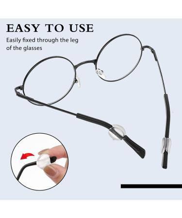 Curded 12 Pair Anti-Slip Glasses Ear Pads & Hooks - Silicone Comfort Covers for Glasses - Stop Slipping & Enhance Fit - Buy Online on GoSupps.com