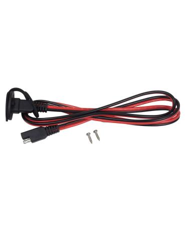 Yak-Power Power Port with Wire and SAE Connector for Kayaks 4 foot