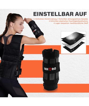 Adjustable Arm Wink Weights - Removable Wrist Weights for Fitness Jogging & Walking - 1 Pair (Up to 3kg) Men & Women - Buy Online on GoSupps.com