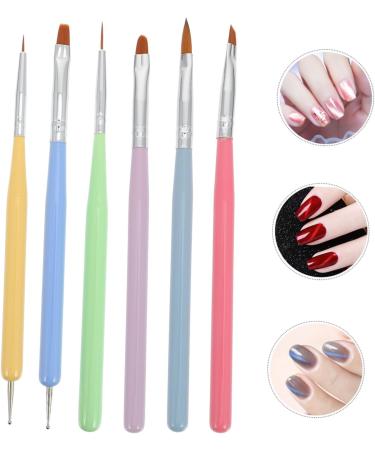 POPETPOP 1 Set Nail Pen Nail Brush Diy Nail Kits Nail Art Brush Nail Painting Grooming Kit Beauty Kits Nail Manicure Kit Nails Kit Nail Drawing Pen for Salon Nylon Pen Kit Cosmetic 16X0.8X0.8CM Assorted Color 1 - Buy Online on GoSupps.com
