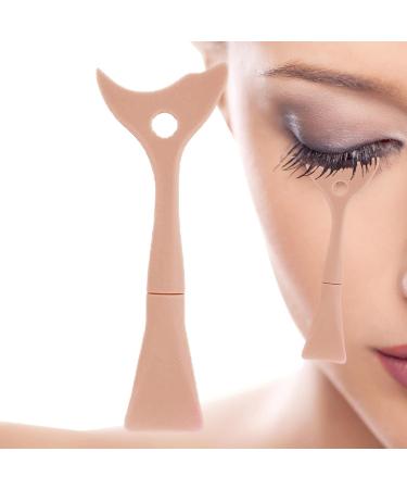 Silicone Eyeliner Tool Soft Eye Liner Stencils for Eyes - Eyeshadow Eyeliner Applicator Guide Tool for Makeup Easy to Use Suitable for Light Coffee - Buy Online on GoSupps.com