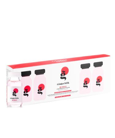 Ginger Milk Hair Repair Ampoule with Hyaluronic Acid for Damaged Hair Treatment (Pack 6 x 0.5 fl oz)