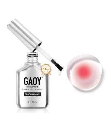 GAOY Nail Blooming Gel 16ml Clear Blooming Gel Nail Polish Spreading Effects Soak Off UV Gel for Nail Art DIY