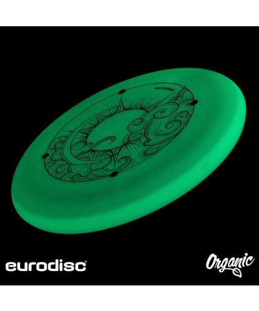 Buy Eurodisc 175g SUPERGlow Frisbee - Organic Ultimate Glow in the Dark Green Disc for Night Play - International Shipping Available - Buy Online on GoSupps.com