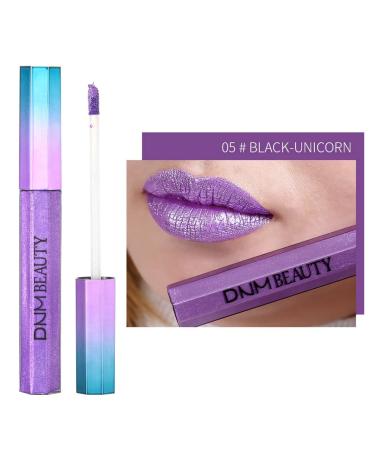 Kilshye Matte Lipstick Glitter Liquid Lipsticks Shiny Lip Gloss Cream Lipgloss Cosplay Lips Cosmestis for Women and Girls Pack of 1 (Purple 5) - Buy Online on GoSupps.com