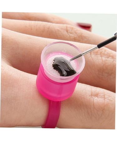 GALPADA 50pi ces Anneaux De Colle Pour Extensions De Cils Coupes Pour Anneaux De Pigment Support Pour Cils Lot De Plastique - Buy Online on GoSupps.com