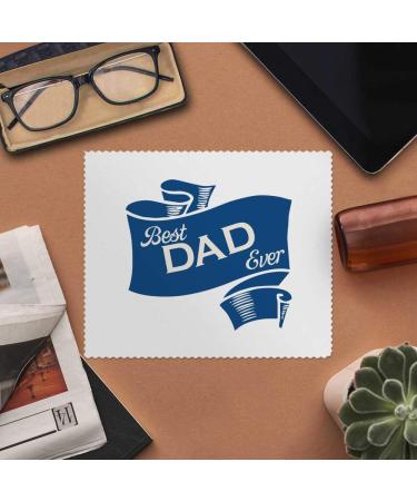 Buy 2 x Best Dad Ever Microfiber Lens Cleaning Cloths - Perfect Gift for Dad | International Shipping - Buy Online on GoSupps.com