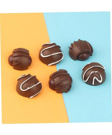STAHAD 16pcs Simulation Chocolate Simulated Chocolate Multi-function Chocolate Decor Educational Chocolate Model Interesting Fake Chocolate Faux Dessert Little Vacation Resin Artificial 2.00X2.00X1.50CM 1 - Buy Online on GoSupps.com