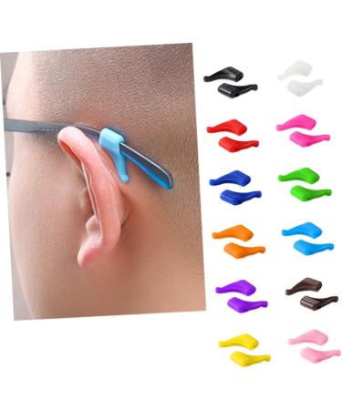Buy Doitool 24 Pairs Silicone Anti-Slip Glasses Ears Tube Hook - Slide-Resistant Brass Earrings for Eyewear - International Shipping Available - Buy Online on GoSupps.com