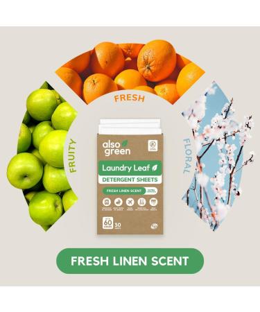 Eco-Friendly Laundry Leaf Detergent Sheets | Sustainable Clean for All Fabrics | Shop Internationally - Buy Online on GoSupps.com