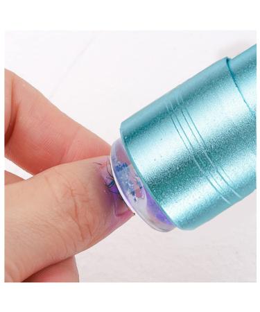 Chedin mini 12 LED mini LED UV nail dryer flashlight nail dryer UV gel 15s fast drying nail polish colored lamp uv sensor nail lamp hardening lamp (blue)