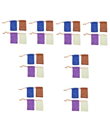FRCOLOR 32 pcs Soap Bag Foaming Net rapid drying towel fast drying towel soap foaming bag soap scrubber pouch quick dry bath towel soap saver soap nylon Africa clean body