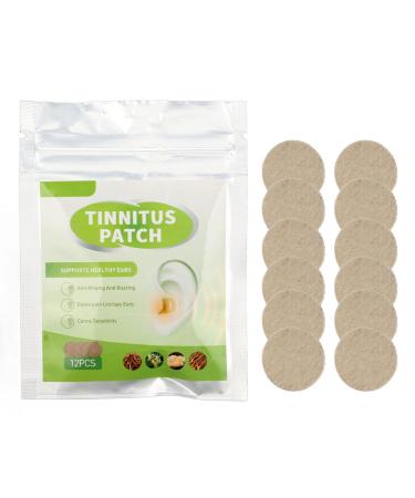 Tinnitus Patch ANGGREK 12pcs Tinnitus Relieve Patch Relieve Ear Light Weight Portable Mild Tinnitus Treatment Patch