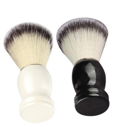 Frcolor 2st manual shaving brush roofs shaving brush facing facial tool brush soap sustainable razor brush foaming razor.