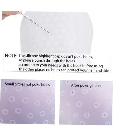 FRCOLOR 33 Pieces Silicone Hair Colour Cap Cover Salon Hairdressing Cape Hair Highlight Kit Hair Dye Brush Hair Dye Kit Tool Reusable Highlight Cap Hook Highlight with Hooks - Buy Online on GoSupps.com