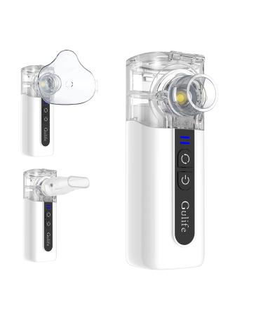 Household Nebulizer, Home Mesh Nebulizer Carbon Fiber nebulizers Portable Inhaler for Kids Adult Elderly