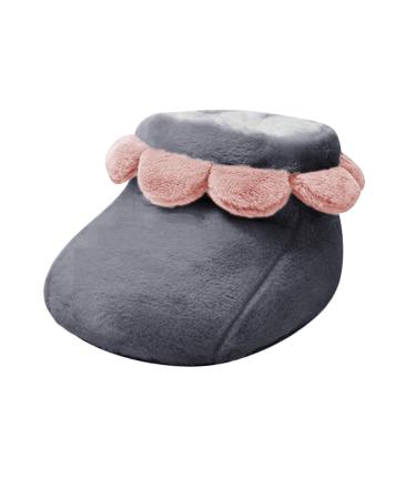Baoblaze Electrically heated foot warmers USB-Fußwrmer-Pad convenient light winter-warm shoe foot warmer boots for feet and hands gray