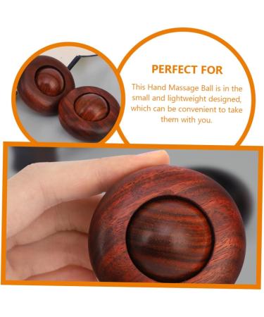 Buy Foytoki Hand Massage Balls - Wooden Relaxation & Fitness Handballs for Stress Relief & Massage Therapy - Buy Online on GoSupps.com