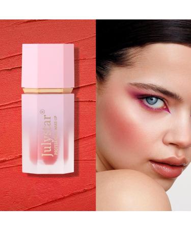 Intensiveer je makeup met INTEROOKIE Liquid Powder Blusher in Ruddy Expansion Color en Eye Shadow 01*7ML