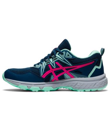 ASICS Women's Gel-Venture 8 Running Shoes 9 Mako Blue/Pink Glo