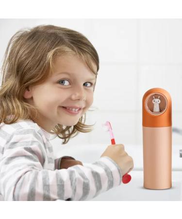 Jadin Children's Toothbrush Case Set | 2 Portable Cartoon Covers for Home School & Travel (White + Orange) - Buy Online on GoSupps.com