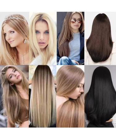 Clip-In Extensions Like Real Hair 6 Pieces 61 cm Hair Extensions with Clips 6 Wefts 16 Clips for Complete Hair Extensions Straight Hair Extensions for Women (27/613) - Buy Online on GoSupps.com