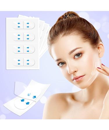 Face Lift Tape,Face Tape,Face Lift Tape Invisible,Facelift Tape for Face Invisible,Face Lifting Tape,Instant Makeup Face Lift Tools for Hide Facial Wrinkles Double Chin Lifting Saggy Skin 100PCS invisible face lifter tape
