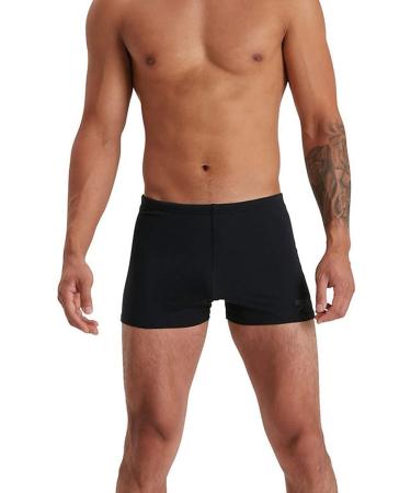 Speedo Men's Eco Endurance+ I Aquashort Black 6 - Sustainable Swimwear for Performance & Comfort - Buy Online on GoSupps.com