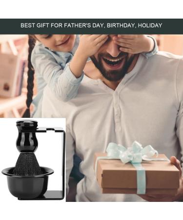 Premium Men's Shaving Brush Set | 3-Part Beard & Razor Holder | Perfect Gift for Father Husband & Friends - Buy Online on GoSupps.com