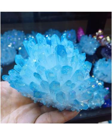 Crystal Rough Natural Crystal Rough Stone Crafts Crystal Cluster Angel Aura Titanium Quartz Crystal Stunning Rainbow Specimen Minerals - Buy Online on GoSupps.com