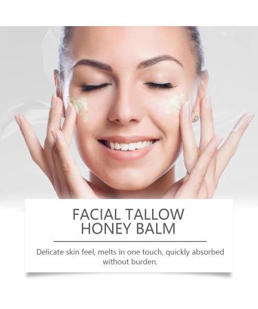 Beef Tallow Balm for Skin Care | Natural Face & Body Moisturizer | Honey Vitamin Balm (1PCS - Buy Online on GoSupps.com